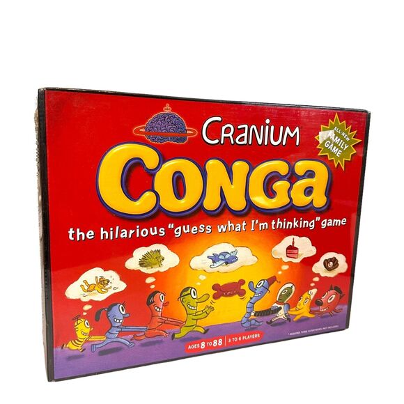 Cranium Conga Game New and Factory Sealed 2003 The Hilarious Guess What Im - Picture 7 of 9